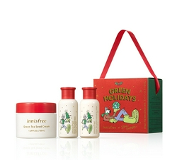 悦诗风吟绿茶籽精萃水分菁华面霜套装-[圣诞限量版]