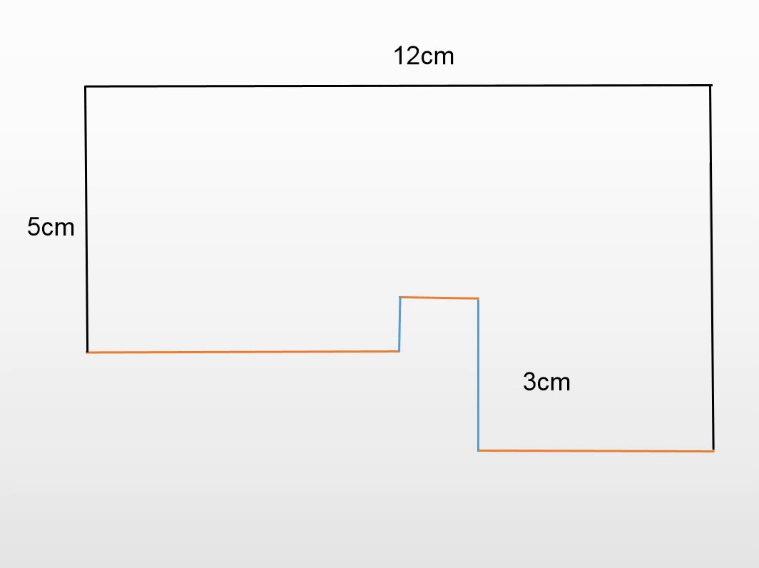 小学图形题求周长_切割法补全法移动法_正方形计算周长的公式